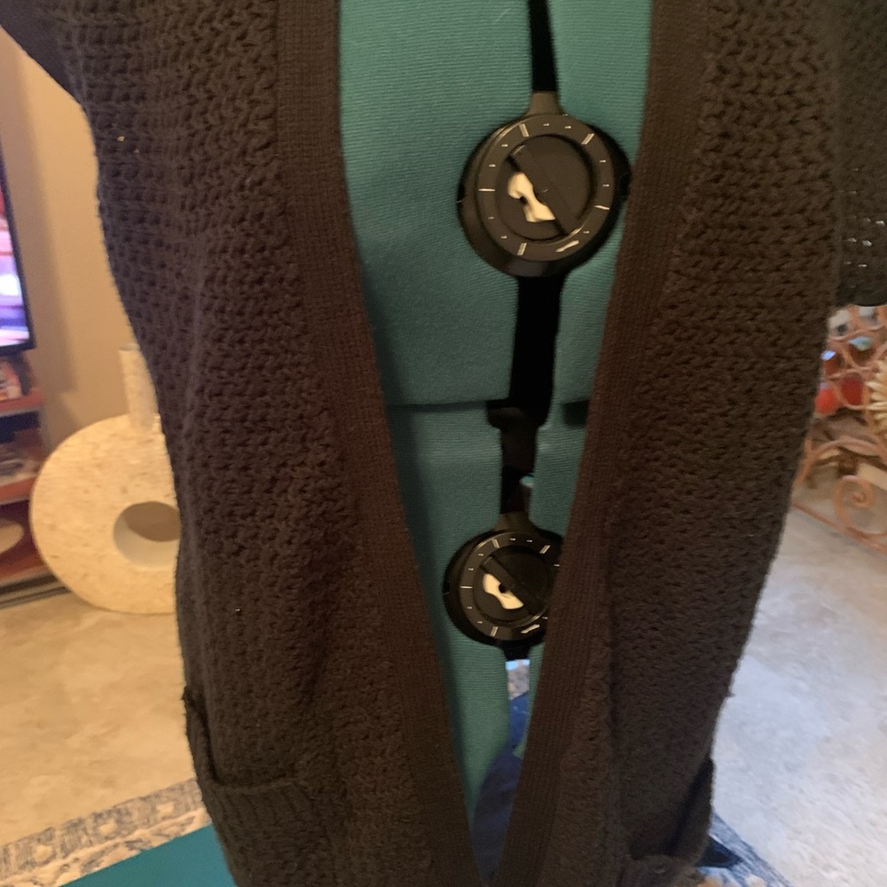 Black sweater vest